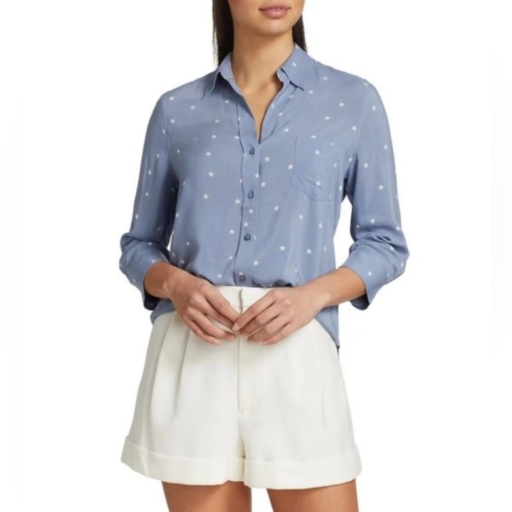 L’agence Ryan Star-Printed Button Down Size M - image 1